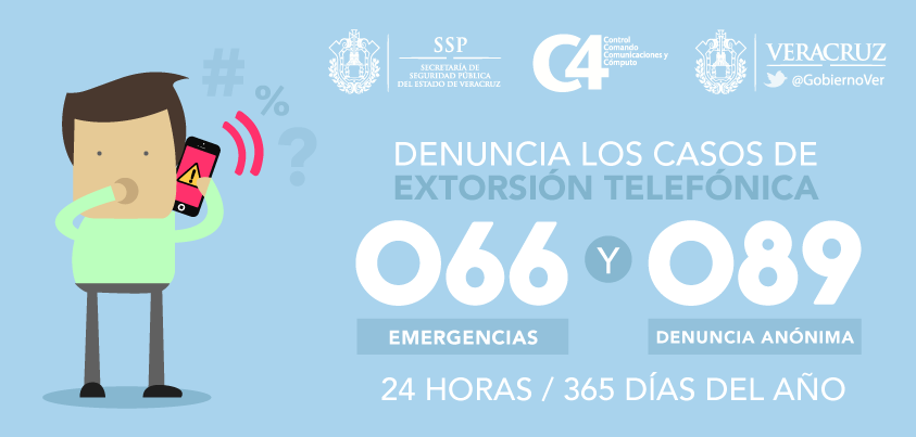 Exhorta C4 a denunciar casos de extorsión telefónica a los números de emergencias