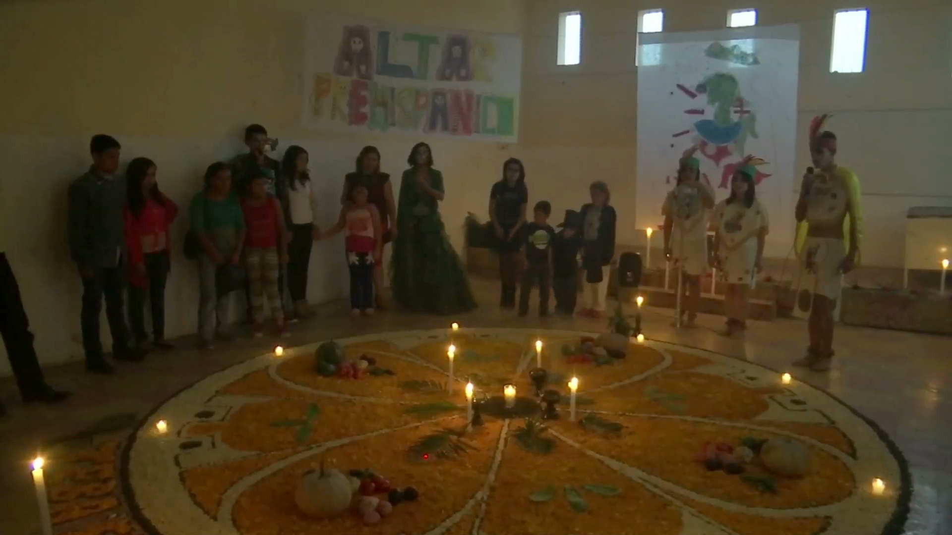 Alumnos del Teba de El Castillo preservan tradición del Día de Muertos