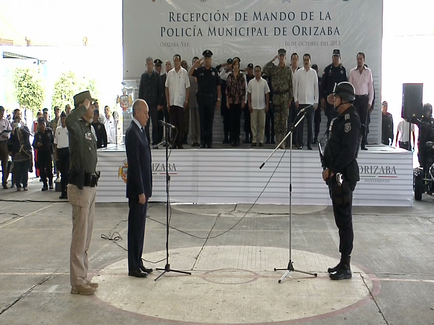 Asume Alfonso Centeno el mando de la Policía Municipal en Orizaba