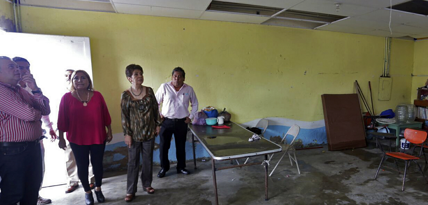 Atiende SEV afectaciones en escuelas de Coatzacoalcos