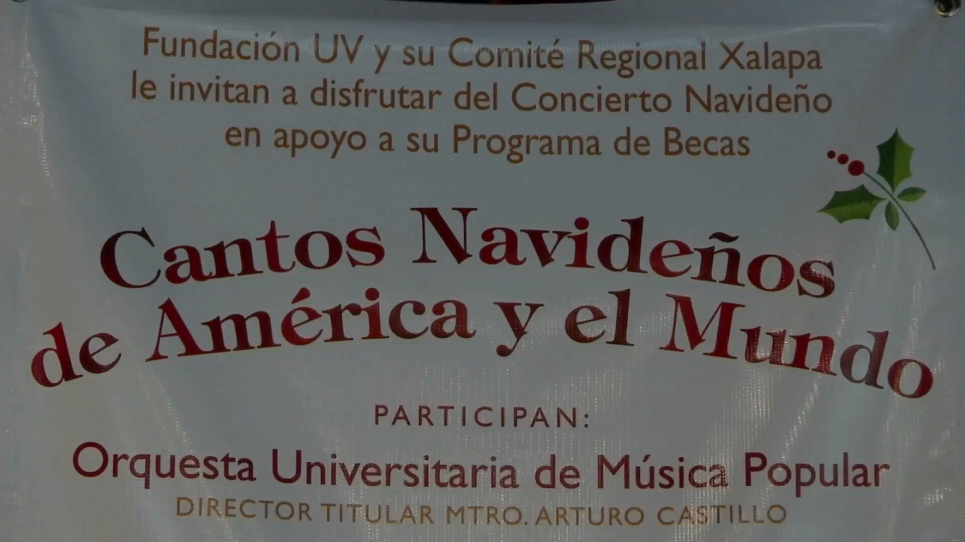 Invita UV al concierto de cantos navideños