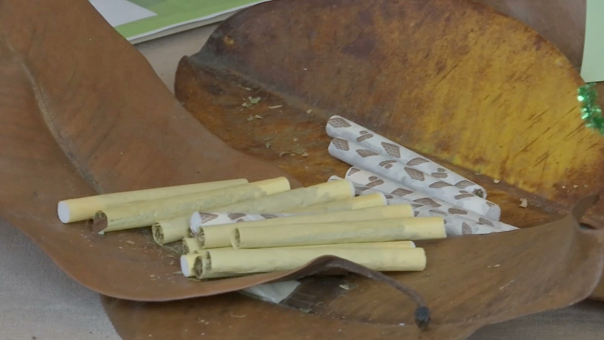 Cigarro sin tabaco y jamón de pescado en la Feria del Emprendedor 2015