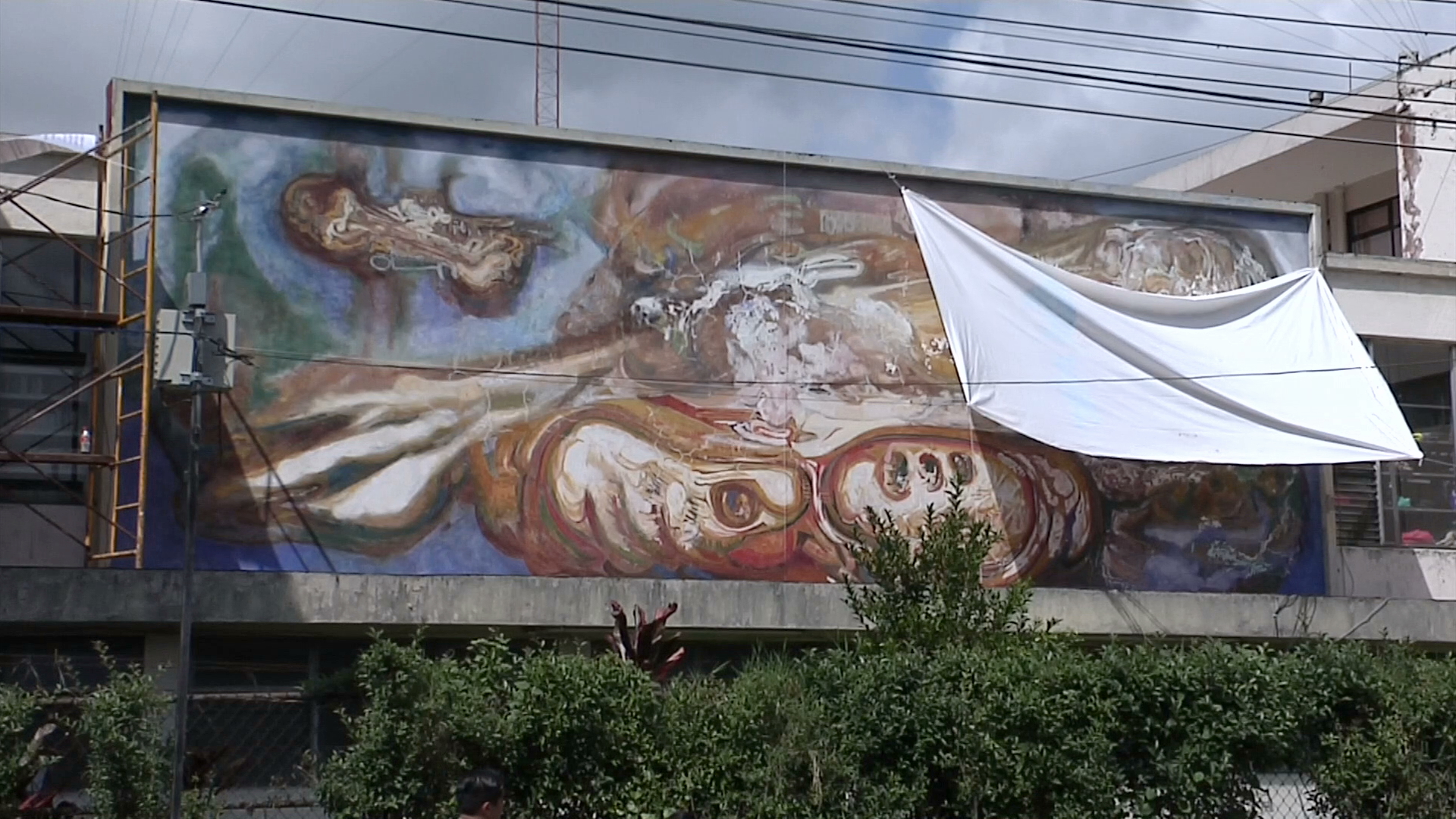 A través del muralismo se pretende sensibilizar a la sociedad en el tema de inclusión