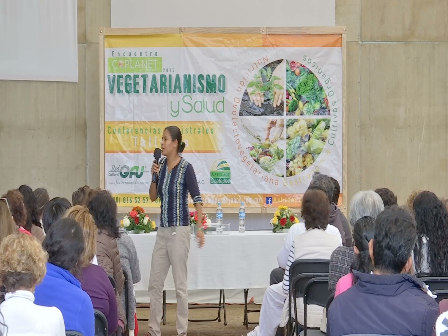 Realizan en Coatepec encuentro de vegetarianismo y salud