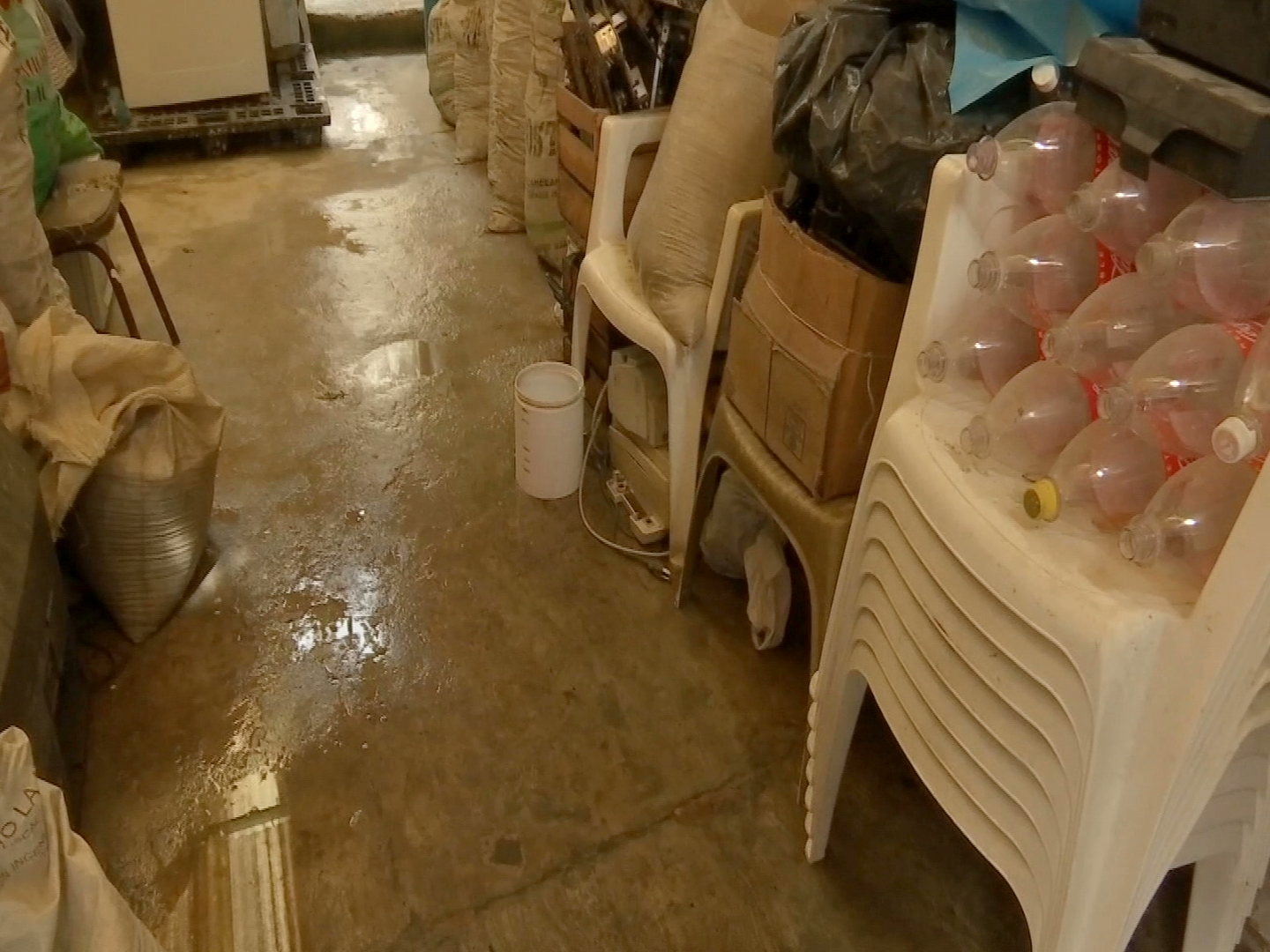 Continúa el daño a viviendas por lluvias en Xalapa