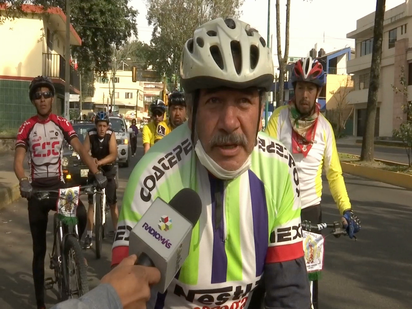 El peregrinar de los ciclistas guadalupanos