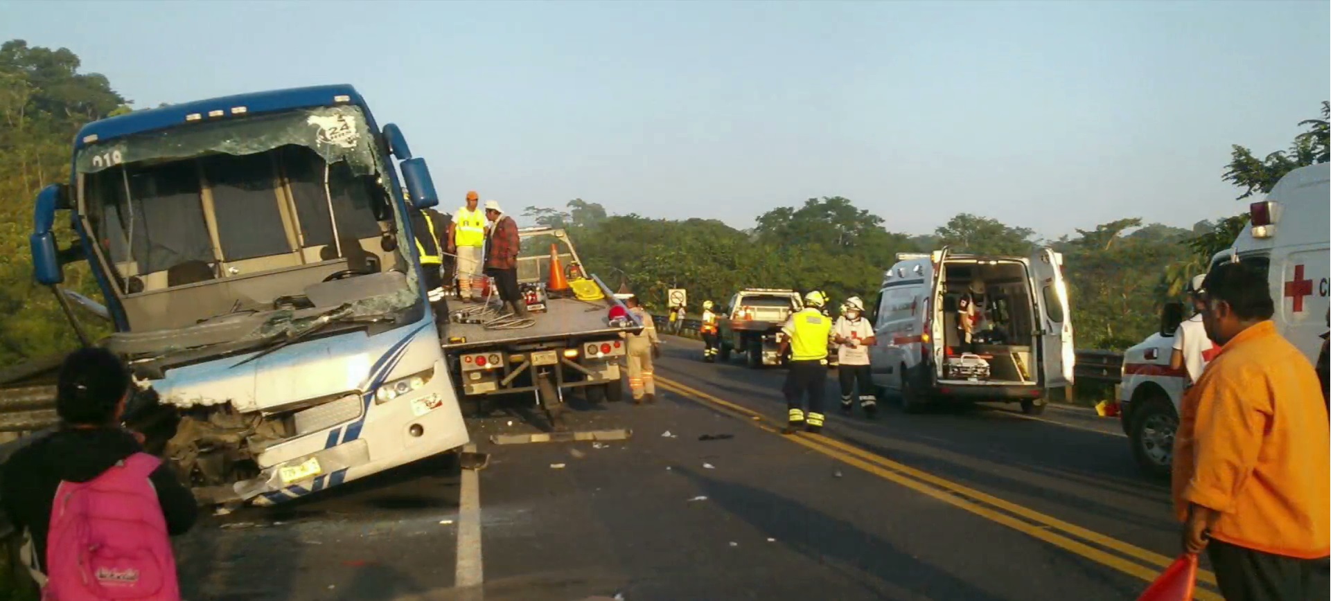 Accidente en la autopista Las Choapas-Raudales dejó once víctimas