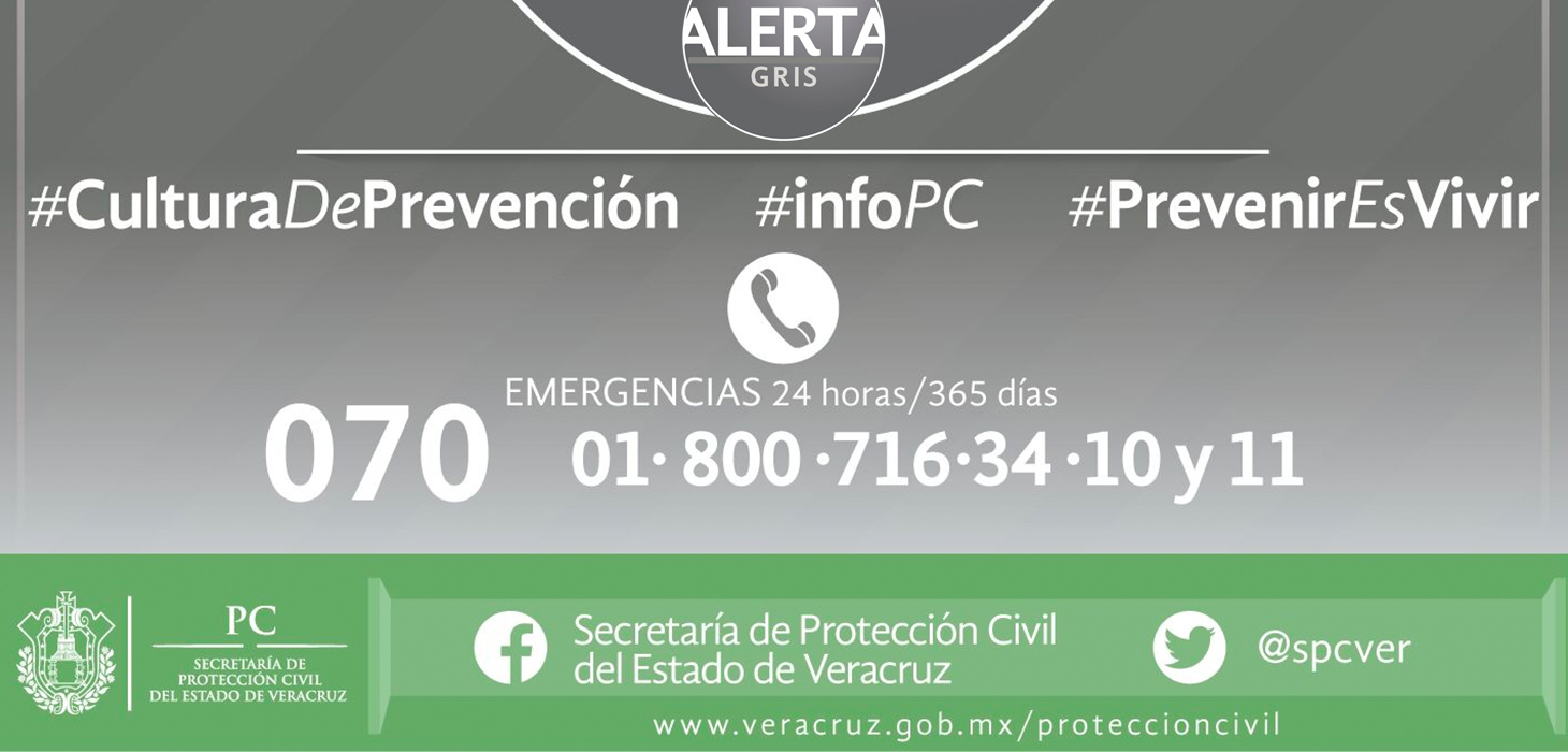 Activa PC Alerta Gris preventiva por posible evento de norte violento