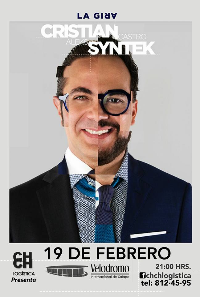 Cristian Castro y Aleks Syntek ofrecerán concierto en Xalapa