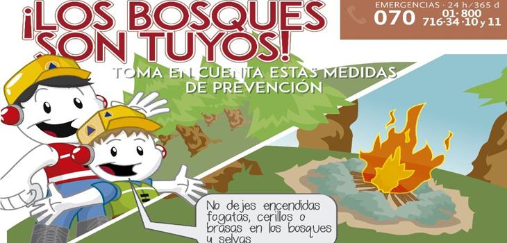 Sistema Estatal de PC, preparado para enfrentar Temporada de Incendios Forestales