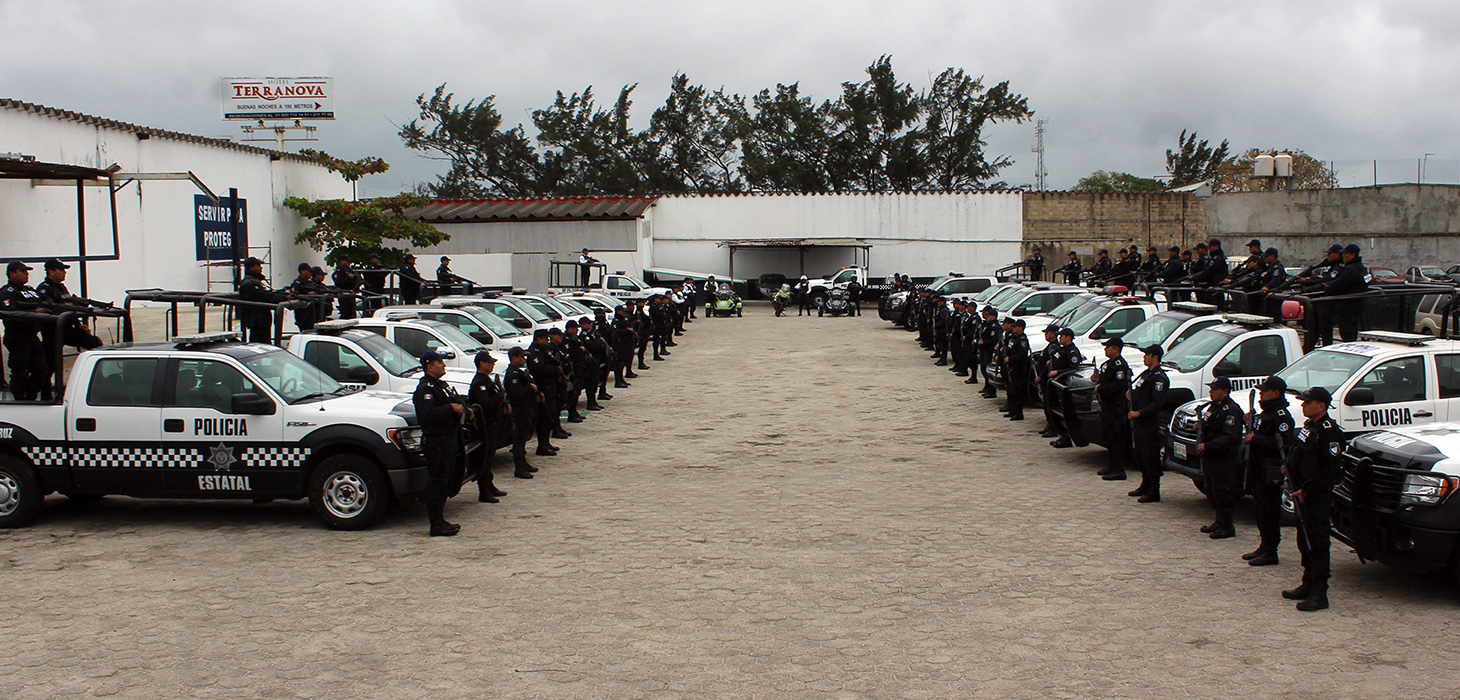 Despliega Policía Estatal elementos para fortalecer la seguridad en Coatzacoalcos y Minatitlán