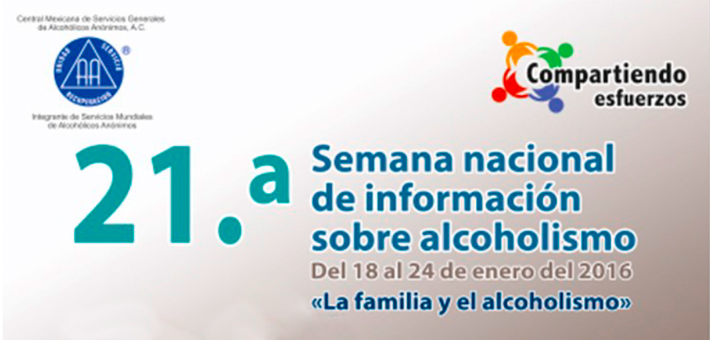 Inicia Semana Nacional de Información sobre Alcoholismo