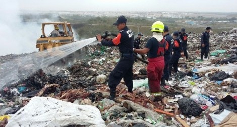 Podrían clausurar el basurero municipal de Veracruz tras incendio