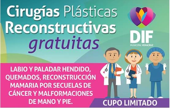 Busca DIF Veracruz  que campaña de cirugía plástica reconstructivas sea permanente