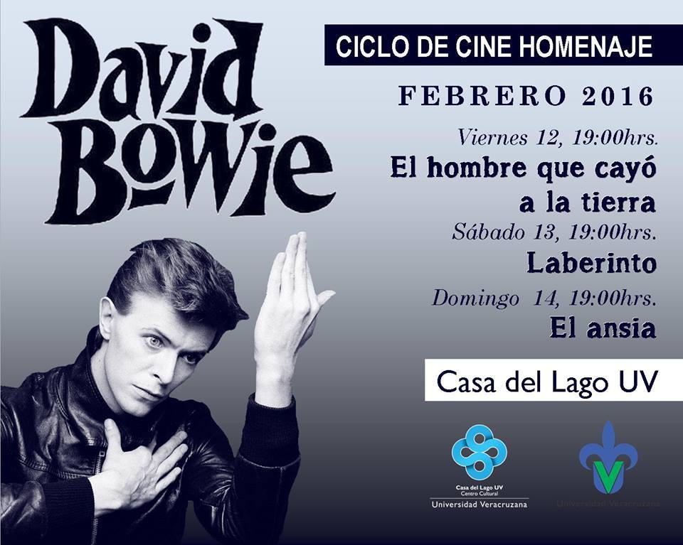 Ciclo de cine homenaje a David Bowie en la Casa del Lago UV