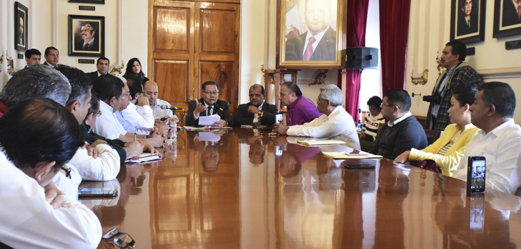 Atiende Gobierno del Estado a líderes de Coalición de Sindicatos Magisteriales