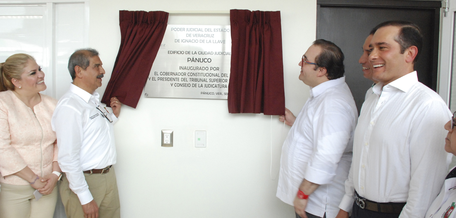 Inaugura Gobernador la primera Ciudad Judicial del norte de Veracruz