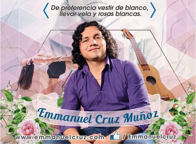 Realizarán novenario artístico en honor a Emmanuel Cruz