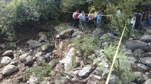 Erosión en rocas calizas provocó desvío en el cauce del río Atoyac