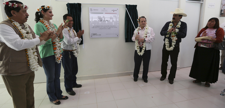 Inaugura Gobierno de Veracruz Centro de Salud de Zihuateo, en Atlahuilco