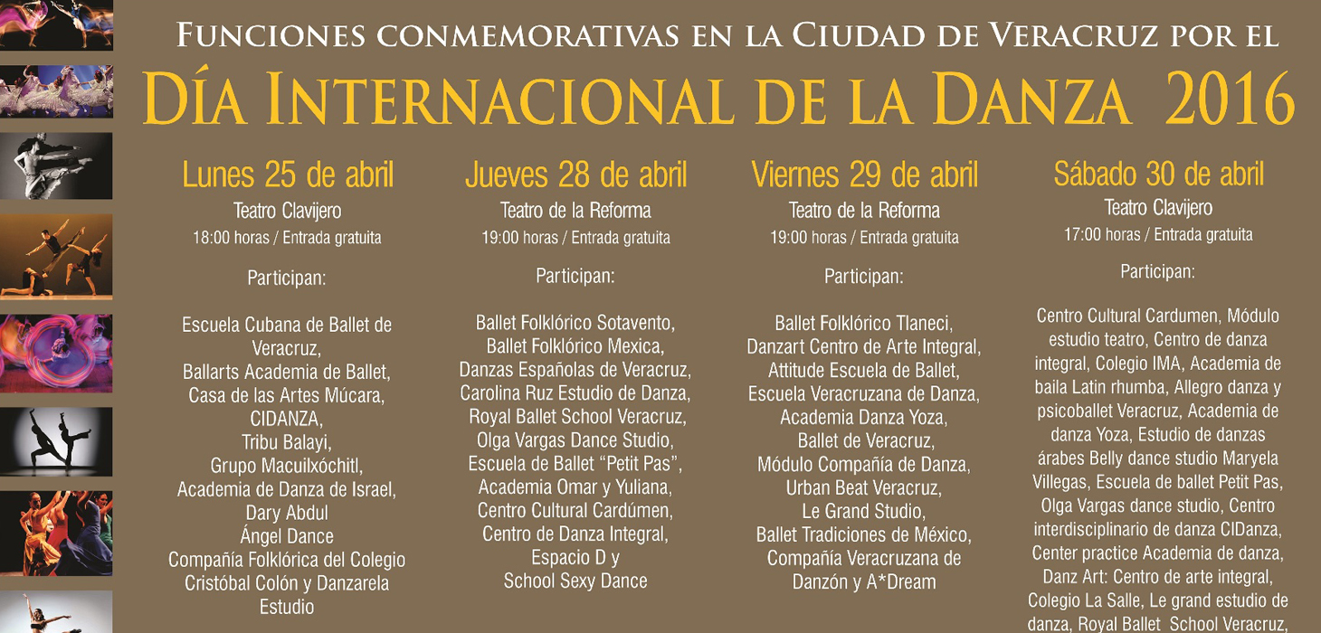 Conmemoran Día Internacional de la Danza en recintos de Veracruz