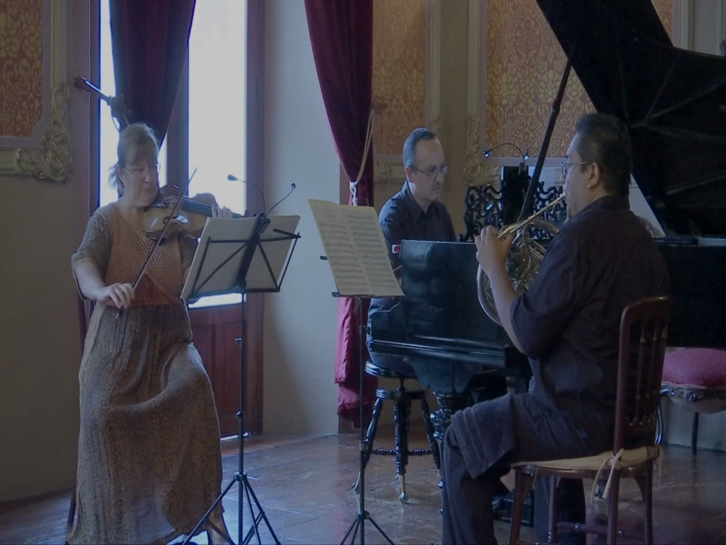 Trío Chopin se presentó  en “Mi casino, mi ciudad”