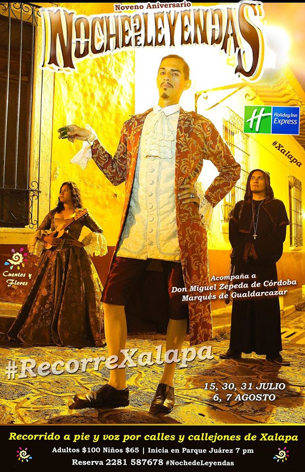 Regresan las  “Noches de leyendas” a Xalapa