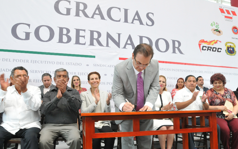 Basificación, premio a la lealtad a Veracruz: Javier Duarte
