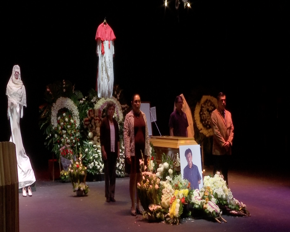 Rinden homenaje póstumo al actor Hosmé Israel en el Teatro del Estado