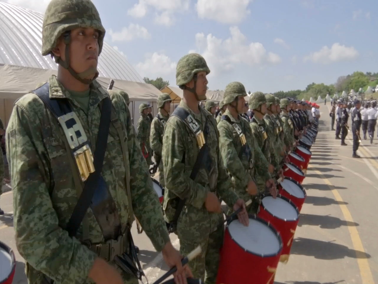 Banda de guerra monumental participará por primera vez en desfile cívico-militar del 16 de septiembre, en Xalapa