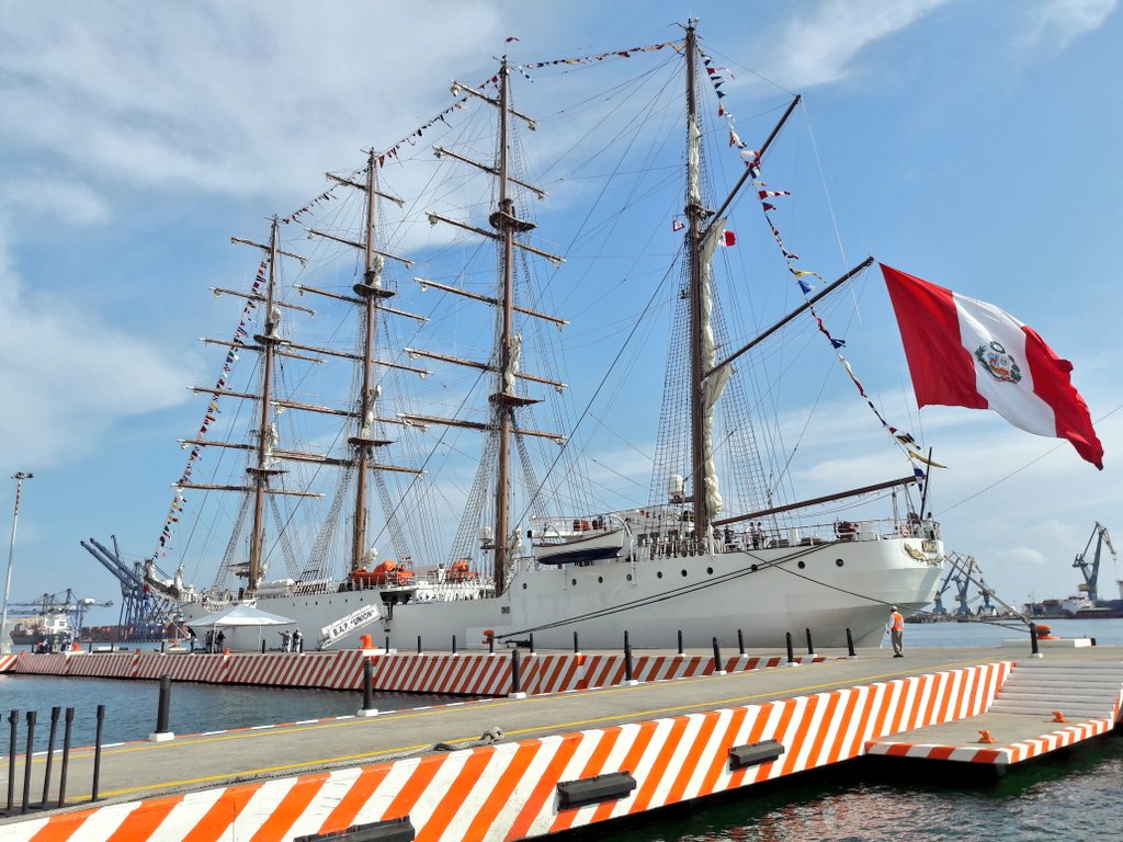 Permanecerá en el puerto de Veracruz el buque «Unión», de la Marina de Guerra de Perú