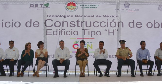 Inicia construcción de edificio para el Tecnológico de Martínez de la Torre