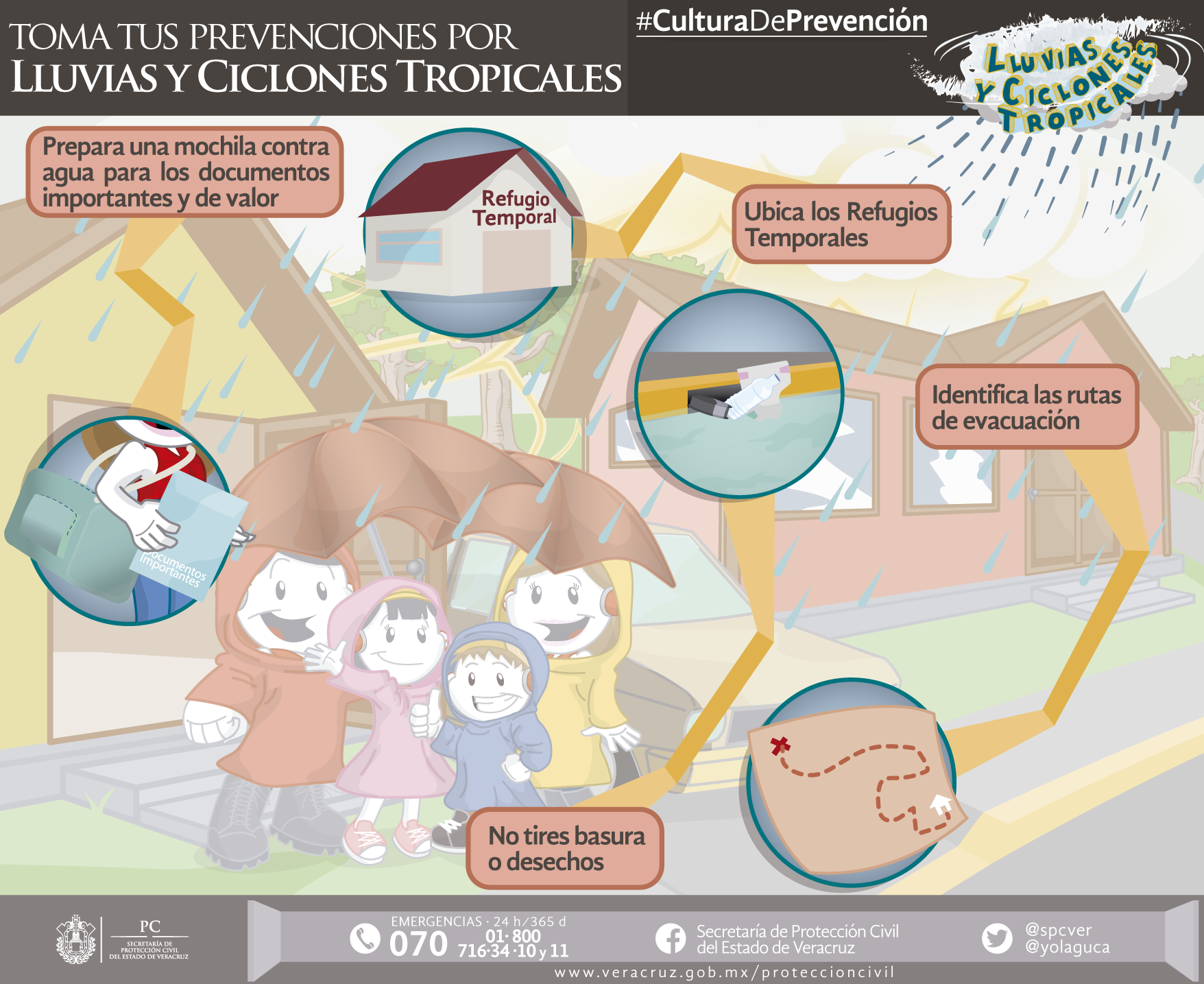 Emite SEGOB Declaratoria de Emergencia para 4 municipios de Veracruz