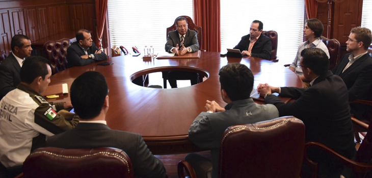 Se reúne Gobernador Flavino Ríos con personal diplomático de la Embajada de Estados Unidos