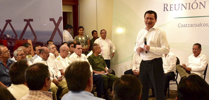El secretario de Gobernación realiza diálogo abierto y directo con empresarios del estado de Veracruz