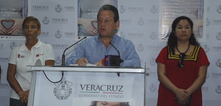 Presentan campaña de pruebas rápidas de VIH/SIDA para mujeres embarazadas en Veracruz