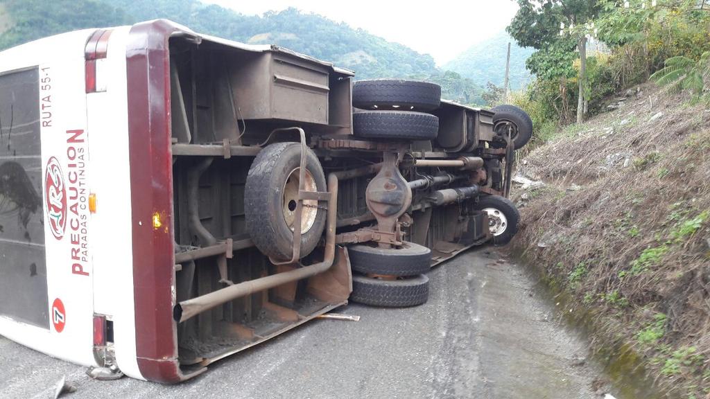 Se registra accidente en la autopista Veracruz-Cardel