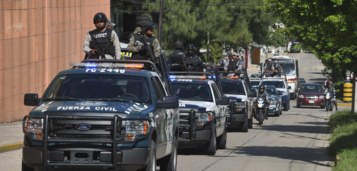 Detienen fuerzas del orden a 29 personas y recuperan 9 vehículos en zona sur