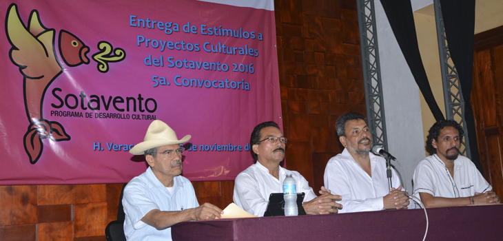 Entrega IVEC estímulos por casi un mdp a proyectos culturales del Sotavento