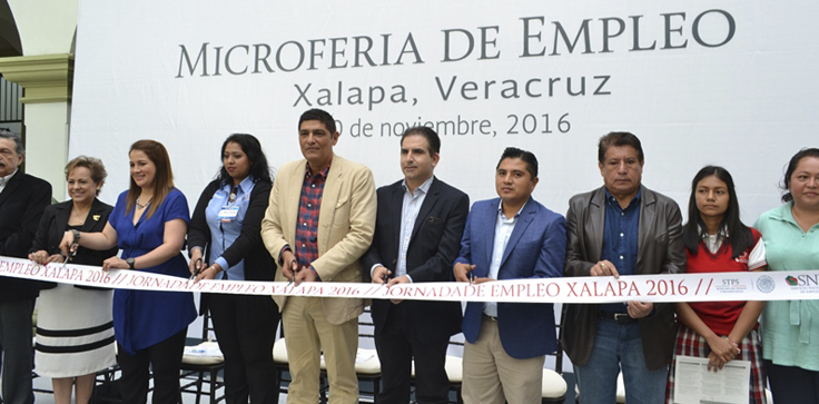 Inauguran Microferia de Empleo Xalapa 2016