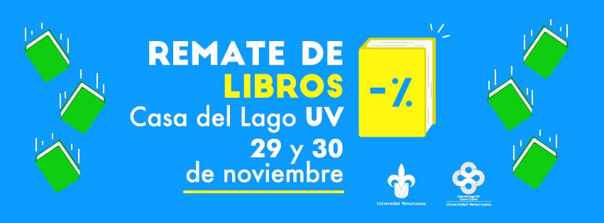 Este viernes concluye el remate de libros en la Casa del Lago UV