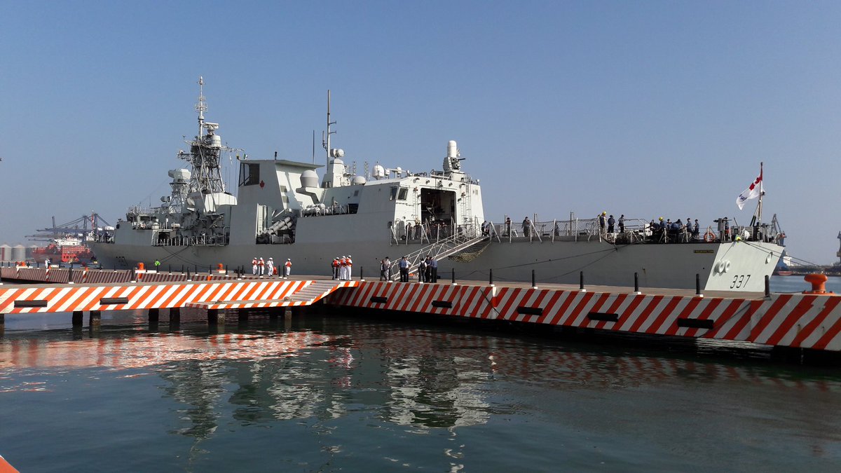Buque de la Marina Real Canadiense permanecerá en el puerto de Veracruz