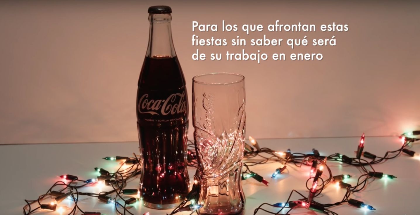 Trabajadoras desafían a Coca-Cola con video navideño