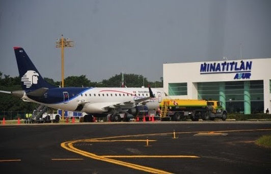 Se reduce el número de pasajeros en el aeropuerto de Minatitlán