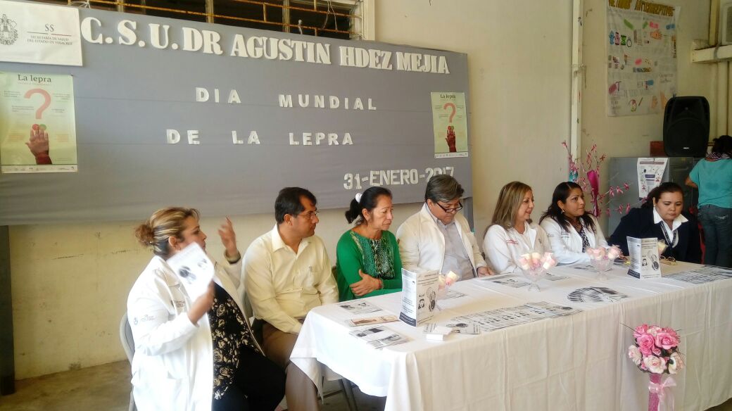 Conmemoran día mundial de la lucha contra la lepra; un caso nuevo fue detectado en Cosoleacaque en 2016