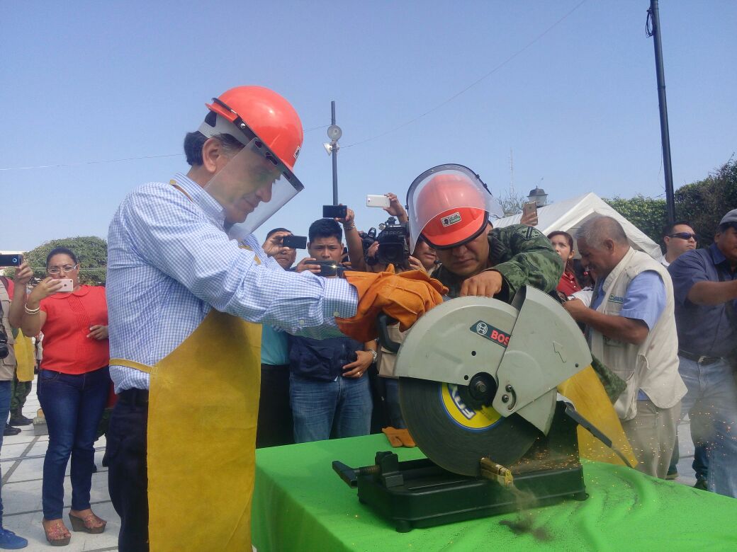 Destruyen armamento decomisado por la Sedena en Coatzacoalcos