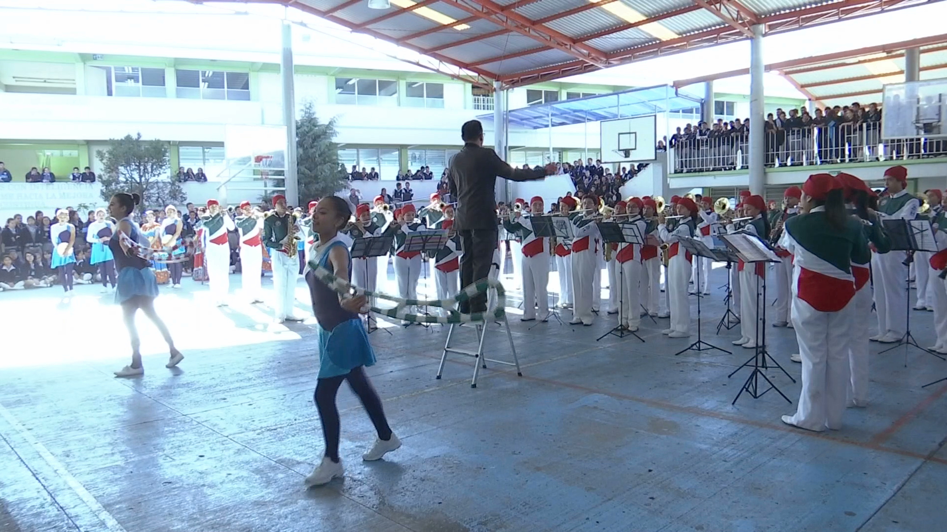 Busca la Delfines Marching Band tener únicamente a alumnos como integrantes
