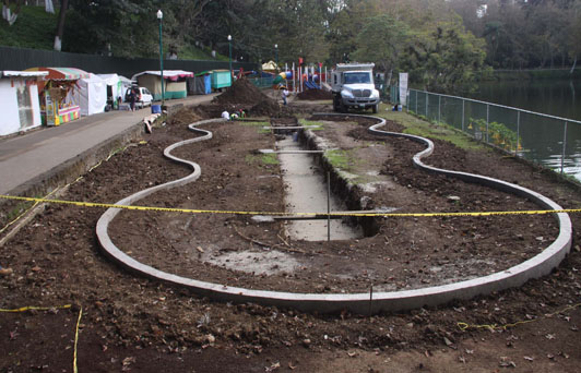 Habrá zona de juegos acuáticos en Los Lagos