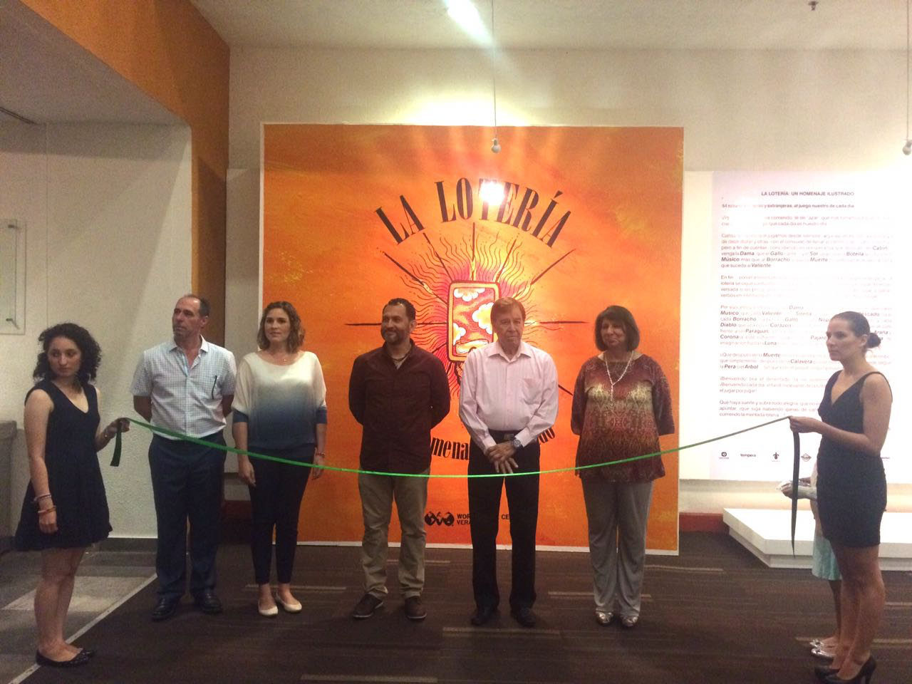 Inaugura el subsecretario de Turismo, Roberto Bueno Campos, exposición “La lotería” en el WTC de Boca del Río