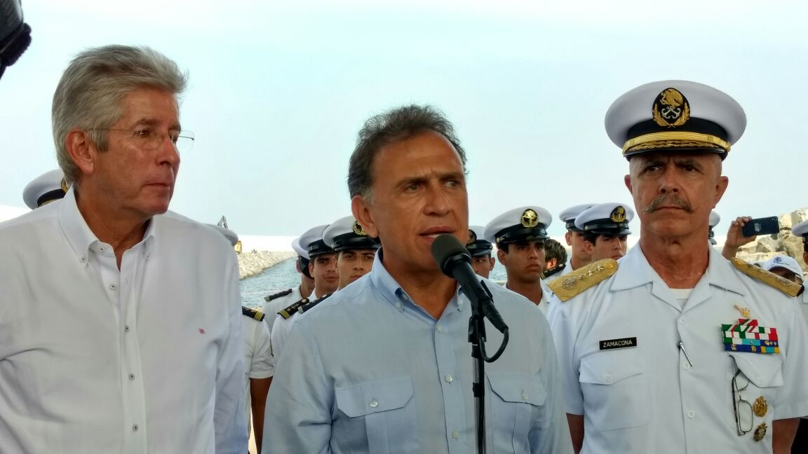 Generación de 40 mil empleos en ampliación del puerto de Veracruz, anuncia el gobernador Yunes Linares